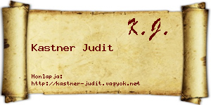 Kastner Judit névjegykártya